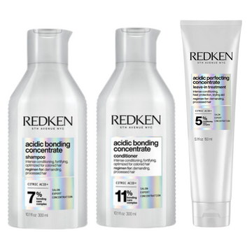 Image of Redken ABC Shampoo 300ml, Conditioner 300ml & Leave In Treatment 150ml Trio